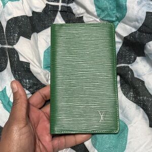 Louis Vuitton Textured Green Wallet
